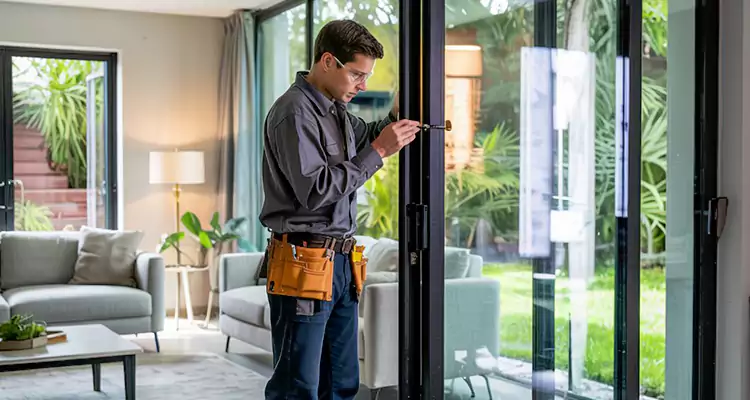 Sliding Door Jamb Lock Repair in Miami Lakes, FL
