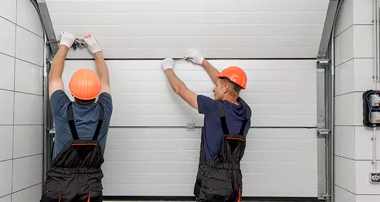 Garage Door Bottom Panel Repair in Miami Lakes, FL