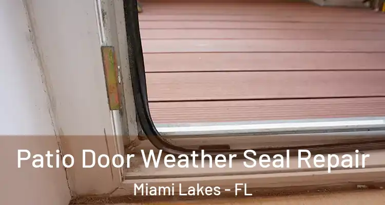  Patio Door Weather Seal Repair Miami Lakes - FL
