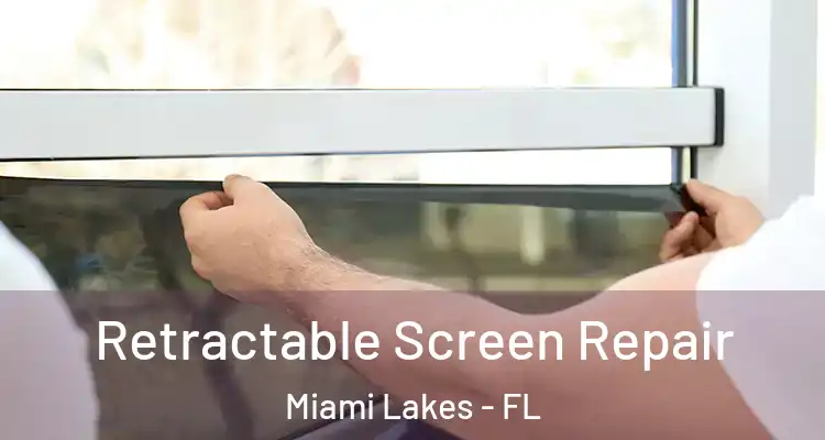  Retractable Screen Repair Miami Lakes - FL